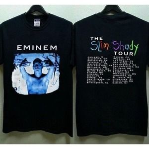 Vintage 1999 Eminem Slim Shady Tour Shirt 99 Eminem Retro Shirt 2 Sided